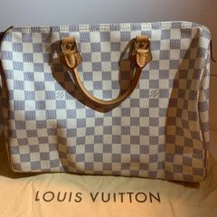 Bolsa Louis Vuitton Speed 35 Damier Original, Bolsa de mão Feminina Louis Vuitton  Usado 80655748