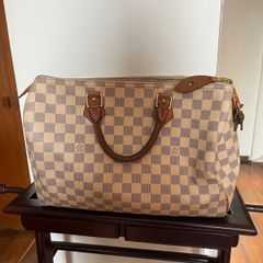 Louis Vuitton Original - Bolsa elipse de Canvas Monograma e Couro., Bolsa  de mão Feminina Louis Vuitton Usado 28261805, enjoei