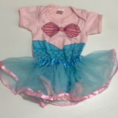 Body Bebê Fantasia Sereia com Paetês - Mesversário - Frete Grátis –  Boutique Baby Kids