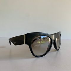 Óculos Prada Hexagonal SPR15W 09Q5S0 54 Branco/Preto - Produto