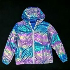 Jaqueta best sale bomber holografica