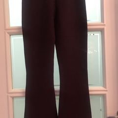 Calça flare best sale vinho bandagem