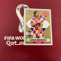 LUKA MODRIC BORDÔ (Base) - EXTRA LEGEND (Croácia) - Figurinha Original -  Não