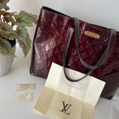 Bolsa Louis Vuitton Original Alma BB Monograma Amarante Verniz Feminina