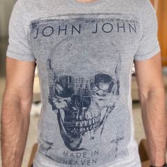 Camiseta John John Caveira, Camiseta Masculina John John Usado 93243595