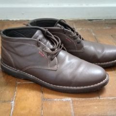 bota couro cano curto kildare