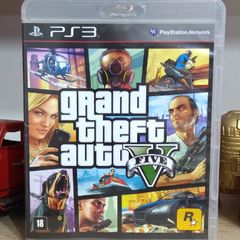 Jogo PS3 GTA 5 Grand Theft Auto V Original Mídia Física Novo