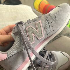 New balance 373 hot sale rosa e cinza