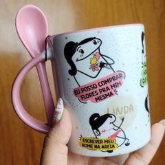 Caneca Personalizada Aniversário Meme Florks - Soso Personalizados