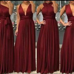 vestido de madrinha de casamento vinho marsala