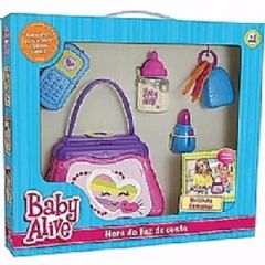 Novidade! Bolsinha para Boneca Baby Alive, Roupa Infantil para Menina Baby  Alive Nunca Usado 73078778