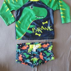 Conjunto Uv50+ Original Infantil Praia Roblox