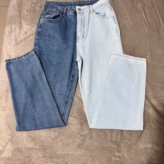 Botão Bolso Rasgado Zíper Simples Jeans