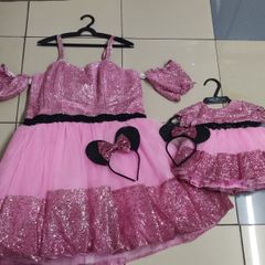 Vestido mae e filha clearance minnie