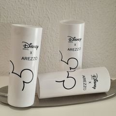 Arezzo Disney Raridade Tres Copos De Acrilico Arezzo Celebra