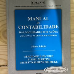 Manual de Contabilidade das Sociedades por Ações - FIPECAFI