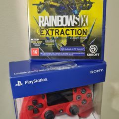 Controle Ps4 Preto Original + Rainbow Six Extraction Ps4, Jogo de  Videogame Sony Nunca Usado 88223822