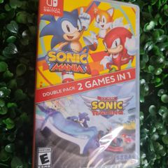 Jogo Sonic Mania + Team Sonic Racing Double Pack - Switch em