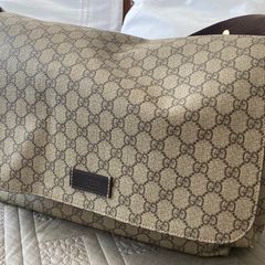 Bolsa Gucci GG Canvas Maternidade Bege Original - RUV6