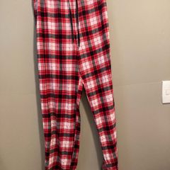 VICTORIA'S SECRET Lindo Conjunto Pijama Flanela Algodão Xadrez