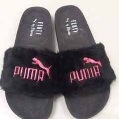 sandalia de veludo da puma