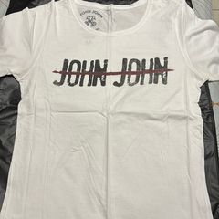 Camise Branca Creme Marrom John John Fit G, Camiseta Masculina John John  Usado 89092597