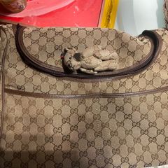 Bolsa Gucci GG Canvas Maternidade Bege Original - RUV6