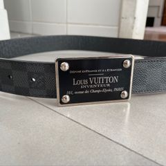 Cinto Louis Vuitton Original Reversível 30mm Feminino