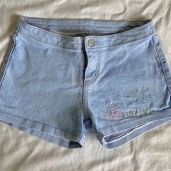 Shorts Jeans Cintura Baixa Y2k, Shorts Feminino Y2k Usado 87091179