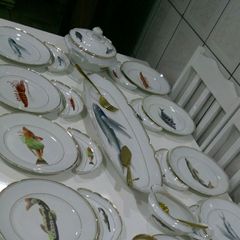 APARELHO ANTIGO COMPLETO DE JANTAR E CHÁ EM PORCELANA LIMOGES - HTAG  EXCLUSIVE SHOP - New & Second Hand