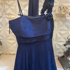 Vestido Festa Plus Size Azul, Vestido de Festa Feminino Shein Usado  83735192