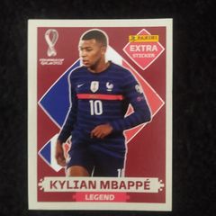 Figurinha Extra Rara Copa do Mundo 2022 - Kylian Mbappé Legend França -  Vermelha Bordô