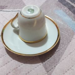 maravilhoso aparelho café porcelana mauá dec.ouro18k,déc.60