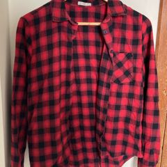 camisa xadrez lumberjack de flanela vermelho com preto - Camisologia