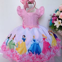 Vestido Infantil Barbie / Roupa de Menina da Barbie com Tiara, Roupa  Infantil para Menina Nunca Usado 88941184