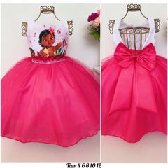 vestido moana baby luxo