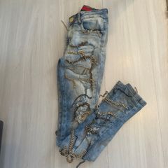 Calça Jeans de Cintura Media Zara