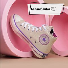 Tênis All Star Amêndoa Brilho Feminino Premium