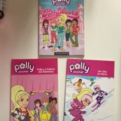 BOX - POLLY POCKET O MUNDO DA POLLY - 6 LIVROS CIRANDA CULTURAL INFANTIL  Vitrola INFANTIL INFANTIL