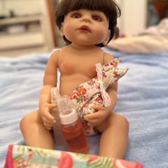 Boneca Bebê Mini Reborn - Menino - Baby Brink 1262
