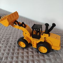 Carreta Com Mini Pá Carregadeira Brinquedo Infantil Colorido - Compre Agora  - Feira da Madrugada SP