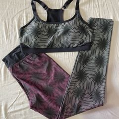 Conjunto Legging Estampada Top, Comprar Novos & Usados