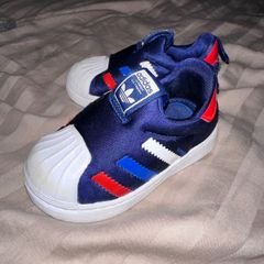 Tênis Adidas Original Superstar Infantil Nº 23/24 - Desapegos de Roupas  quase novas ou nunca usadas para bebês, crianças e mamães. 778650