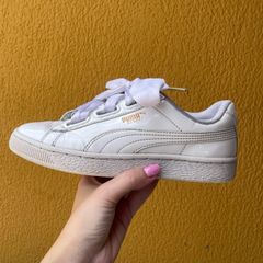 Tênis puma basket heart best sale corduroy feminino