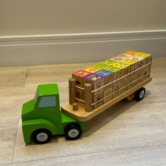 Brinquedo Caminhão de Madeira | Brinquedo Scania Usado 60635684 | enjoei