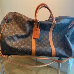 Mala Louis Vuitton Keepall 60 com Alça Original Usada, Louis-Vuitton Usado  27897682