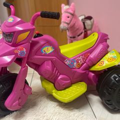 Moto Eletrica Infantil Bandeirante XT3 6V Pink Rosa Meninas - Maçã