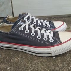 All Star Preto Couro Original Tam36, Tênis Feminino All Star Usado  92790142