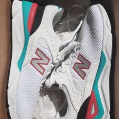 New balance x90 hot sale cinza e azul