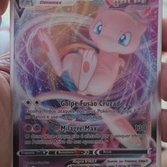 Carta Pokemon Mew Vmax Original, Item Infantil Copag Nunca Usado 80419987